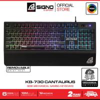ราคา SIGNO E-Sport Semi Mechanical Gaming Keyboard Rubber Dome รุ่น CENTAURUS KB-730 (เกมส์มิ่ง คีย์บอร์ด) (19379826007)