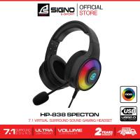 ราคา SIGNO E-Sport 7.1 Surround Sound Gaming Headphone SPECTON รุ่น HP-838 (หูฟัง เกมส์มิ่ง) (21757988655)