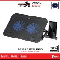 ราคา SIGNO LED Notebook Cooling Pad SPENCER รุ่น CP-511 (พัดลมระบายความร้อนโน๊ตบุ๊ค) (21345220549)