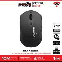 ราคา SIGNO Bluetooth & 2.4G Wireless Optical Mouse รุ่น BM-190 (เมาส์บลูทูธไร้สาย) (2001376770)