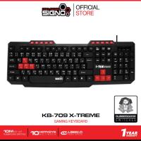ราคา SIGNO Gaming Keyboard Rubber Dome รุ่น KB-709 (คีย์บอร์ด) (2495667345)