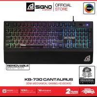 ราคา SIGNO E-Sport Semi Mechanical Gaming Keyboard Rubber Dome CENTAURUS รุ่น KB-730 (เกมส์มิ่ง คีย์บอร์ด) (264314962)