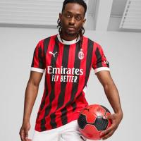 ราคา PUMA เสื้อยืดชายชุดเหย้าแท้ของทีม AC Milan ฤดูกาล 24/25 (4067981083077)