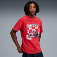 ราคา PUMA เสื้อยืดลายกราฟิก Scuderia Ferrari Sportswear สำหรับผู้ชาย (4069157765824)