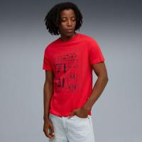 ราคา PUMA เสื้อยืดลายกราฟิก Scuderia Ferrari Sportswear สำหรับผู้ชาย (4069157494151)