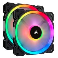 ราคา CORSAIR LL140 RGB 140MM DUAL LIGHT LOOP RGB PWM TWIN PACK WITH LIGHTING NODE PRO *พัดลม (CO-9050074-WW)