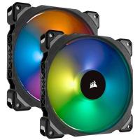 ราคา CORSAIR ML140 PRO RGB LED 140MM PWM PREMIUM MAGNETIC LEVITATION FAN (2 FANS PACK WITH LIGHTING NODE PRO) *พัดลม (CO-9050078-WW)