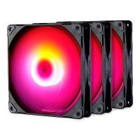 ราคา PHANTEKS M25 140MM DRGB TRIPLE PACK BLACK *พัดลม (PH-F140M25_DRGB_PWM_BK01_3P)