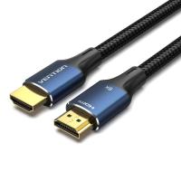 ราคา VENTION COTTON BRAIDED HDMI-A MALE TO MALE HD CABLE 8K 2M BLUE *สายเอชดีเอ็มไอ (ALGLH)