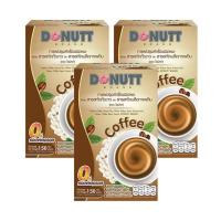 ราคา Donutt กาแฟผสมสารสกัดถั่วขาวและสารสกัดเมล็ดกาแฟดิบ บรรจุ 10 ซอง (แพ็ก 3 กล่อง) (577782-562388010)