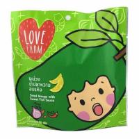 ราคา เลิฟฟาร์ม มะม่วงน้ำปลาหวานอบแห้ง 30 กรัม (แพ็ก 6 ชิ้น) (516370-453067010)