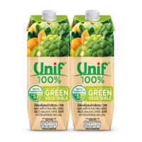 ราคา ยูนิฟ น้ำผักใบเขียวผสมผลไม้รวม 100% 1,000 มล. (477139-386924010)