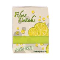 ราคา Fiber detoks (ไฟเบอร์ดีท็อกซ์) ชาเขียวไฟโต-ดีท็อกซ์ รสเลม่อน บรรจุ 10 ซอง (401530-151388010)