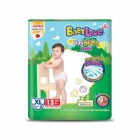 ราคา เบบี้เลิฟ ผ้าอ้อมเด็ก เดย์&ไนท์ แพ้นท์ แพ็กกลาง (มีไซส์ M-XXL) (360437-599494010)