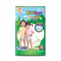 ราคา เบบี้เลิฟ ผ้าอ้อมเด็ก เดย์&ไนท์ แพ้นท์ แพ็กกลาง (มีไซส์ M-XXL) (360437-599495010)