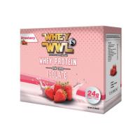 ราคา Wheywwl เวย์โปรตีน ขนาด 2 ปอนด์ รสสตรอเบอร์รี แถมฟรี แก้วเชคเกอร์สีส้ม (352255-227926010)