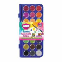 ราคา Master Art สีน้ำก้อน 24 สี กล่องพลาสติก + แถมพู่กัน (341247-618912010)