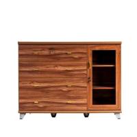 ราคา NARNNARN ตู้เก็บของ ชั้นวางของ ตู้ลิ้นชัก 120 ซม.มี4ลิ้นซัก ขาเหล็ก รุ่น F904 สีสักเมล่า (344996-626150010)