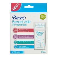 ราคา Pureen ถุงเก็บน้ำนม 8 ออนซ์ รุ่น 3 ซิป 20 ถุง (503825-429302010)