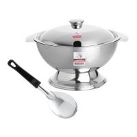 ราคา Zebra โถข้าว ขนาด 20 ซม. แถมฟรี ทัพพีแขก (541650-499911010)