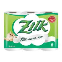 ราคา ซิลค์ คอตตอน กระดาษชำระ 6 ม้วน (495341-414287010)