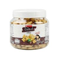 ราคา วีฟู้ดส์ ขนมปังกรอบหมีช็อกโก้ 400 กรัม (478116-388177010)