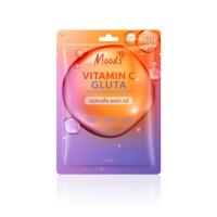ราคา Moods แผ่นมาสก์หน้า Vitamin C + Gluta Mask 38มล. (แพ็ก 5 แผ่น) (339695-616385010)