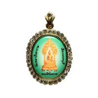 ราคา ล๊อกเก็ตพระนิรันตราย ลงยาสีเขียว (367336-664725010)