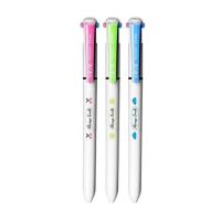 ราคา YOYA ปากกาลูกลื่น 2 สี รุ่น 1243 หมึกน้ำเงิน-แดง ด้ามคละสี (แพ็ก 3 ด้าม) (368557-675861010)