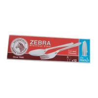 ราคา Zebra ช้อน-ส้อมลายหยดน้ำ (396999-314024010)