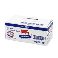 ราคา ไทย-เดนมาร์ค นม UHT รสจืด 250 มล. (ยกแพ็ก 12 กล่อง) (489658-404582010)
