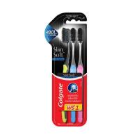 ราคา คอลเกต แปรงสีฟัน สลิมซอฟท์ชาร์โคลสไปรัล ขนแปรงนุ่มพิเศษ (แพ็ก 3 ด้าม) คละสี (481275-393061010)