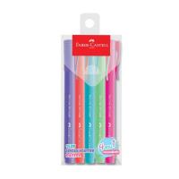 ราคา Faber-Castell ปากกาไฮไลท์ Textliner 38 Pastel Slim คละสี (แพ็ก 4+1 ด้าม) (373035-682040010)