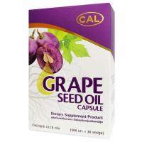 ราคา CAL น้ำมันเมล็ดองุ่นสกัดเย็น บรรจุ 30 แคปซูล แถม น้ำมันกระเทียม บรรจุ 10 แคปซูล (379414-692976010)