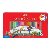 ราคา Faber-Castell ดินสอสีไม้ระบายน้ำนกแก้ว กล่องเหล็ก 60 สี (379604-693262010)