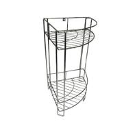 ราคา HATASHI ชั้นวางของในครัว 2 ชั้น แบบติดผนังเข้ามุม เหล็กชุบโครเมี่ยม รุ่นLT101 (335639-609331010)