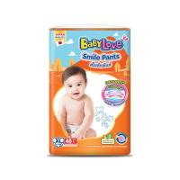 ราคา เบบี้เลิฟ กางเกงผ้าอ้อม รุ่นสไมล์ แพ้นท์ ยกลัง (มีไซส์ S-XXXL) (344181-624502010)