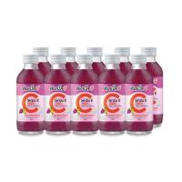 ราคา ดับเบิ้ลซี รสองุ่นแดงและองุ่นขาว 160 มล. (แพ็ก 10 ขวด) (486498-400495010)