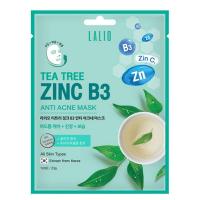 ราคา LALIO แผ่นมาส์กหน้า Tea Tree Zinc B3 Anti Acne Mask 23 กรัม (แพ็ก 10 ชิ้น) (360378-655025010)