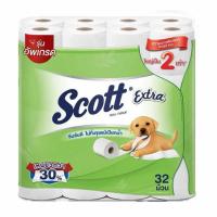 ราคา สก๊อตต์ กระดาษเอ็กซ์ตร้าดับเบิ้ลโรล 32 ม้วน (469193-376137010)
