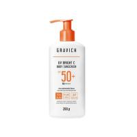 ราคา Gravich ครีมกันแดดผิวกาย UV Bright C Body Sunscreen SPF50+ PA++++ 200กรัม (381224-695811010)