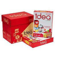ราคา idea WORK กระดาษถ่ายเอกสาร A4 80แกรม 500แผ่น (5 รีม/กล่อง) (331498-606428010)