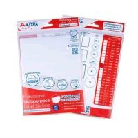 ราคา Altra Free Tag ป้ายสติกเกอร์อเนกประสงค์ A10 ขนาด 25x50 มม. (15แผ่น/แพ็ก) (366683-663495010)