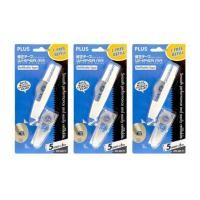 ราคา PLUS เทปลบคำผิด MR แถมฟรี รีฟิล WH-605-11 (แพ็ก 3 ชิ้น) (355540-674932010)