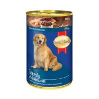 ราคา สมาร์ทฮาร์ท อาหารสุนัขกระป๋อง รสเนื้อไก่&ตับ 400 ก. (510910-442309010)