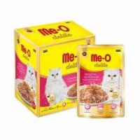 ราคา มีโอ อาหารแมวเปียก ดีไลท์ รสทูน่าและปลาโอในเยลลี่ 70 กรัม (1 แพ็ก12 ชิ้น) (451333-348881010)