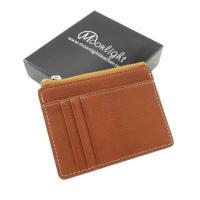 ราคา Moonlight AC027BKO กระเป๋าใส่เหรียญ ใส่บัตรหนังแท้ รุ่น Pure (474079-382666010)