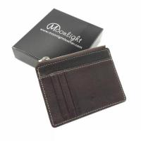 ราคา Moonlight AC027BKO กระเป๋าใส่เหรียญ ใส่บัตรหนังแท้ รุ่น Pure (474079-382664010)