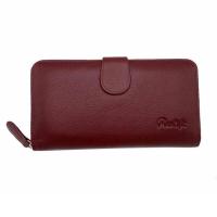 ราคา MOONLIGHT กระเป๋าสตางค์ผู้หญิง ใบยาว สีแดงเข้ม หนังวัวแท้ ทนทาน โดนน้ำได้ ไม่ลอกร่อน (454614-354029010)