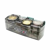 ราคา Leomax กล่องเก็บเหรียญสปริง รุ่น PLUS 2 Model CH-6511 (587078-579851010)